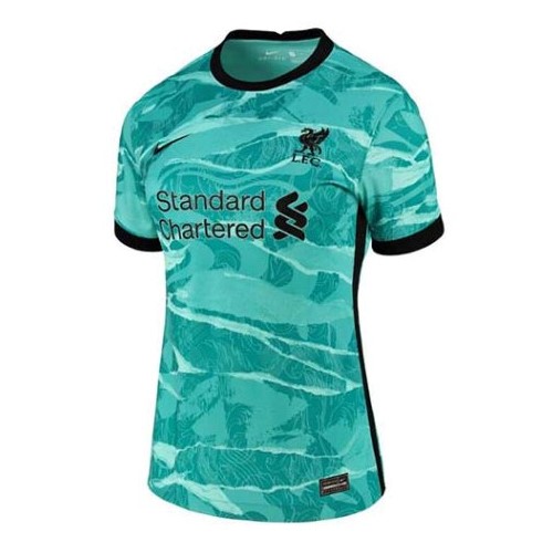 Camiseta Liverpool Segunda Equipación Mujer 2020-2021 Verde